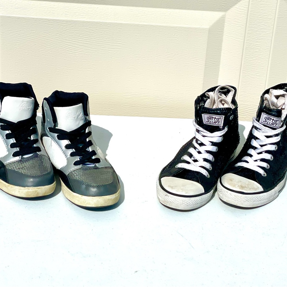 2 Pair Ladies Dance Shoes Size 8